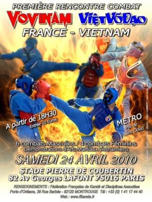 France Vs Vietnam - 10 combates (6 masculinos + 4 femeninos)