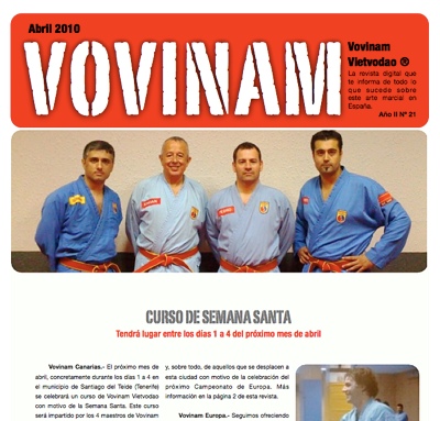 Publicada la edición 21 de la revista Vovinam