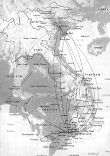 Mapa de Vietnam